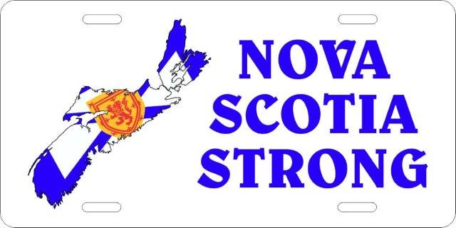 Nova Scotia Strong Licence Plates